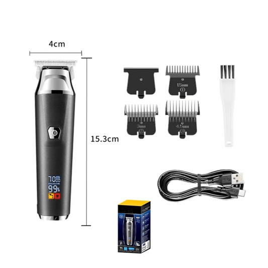 ZeroBlade™ Pro: Cordless 7000RPM Hair Trimmer with LCD Display - High Ends Electronics and more