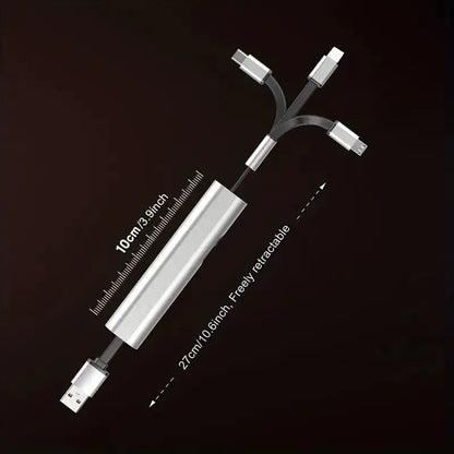 Portable Telescopic Data Cable - Type - C, Micro, Apple - High Ends Electronics and moreHigh Ends Electronics and moreHigh Ends Electronics and morePortable Telescopic Data Cable - Type - C, Micro, Apple