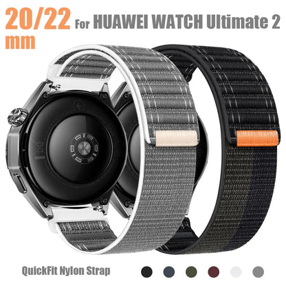 Replacement Nylon Strap 20/22mm For HUAWEI WATCH Ultimate 2/GT 6 Pro 5Pro 5 46mm Smart Watch Band For WATCH 5 46mm/GT 3 Pro 43mm - High Ends Electronics and moreHigh Ends Electronics and moreHigh Ends Electronics and moreReplacement Nylon Strap 20/22mm For HUAWEI WATCH Ultimate 2/GT 6 Pro 5Pro 5 46mm Smart Watch Band For WATCH 5 46mm/GT 3 Pro 43mm