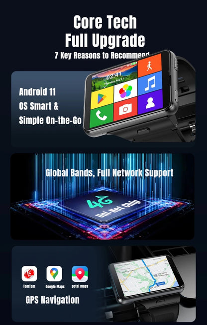 S999 Smart Watch 4G LTE MTK6761 Core 4GB 64GB 2.0MP+8.0MP GPS WIFI 2.88 inch Dual Cameras Smartwatch 2300mAh Battery VS DM101 - High Ends Electronics and moreHigh Ends Electronics and moreHigh Ends Electronics and moreS999 Smart Watch 4G LTE MTK6761 Core 4GB 64GB 2.0MP+8.0MP GPS WIFI 2.88 inch Dual Cameras Smartwatch 2300mAh Battery VS DM101