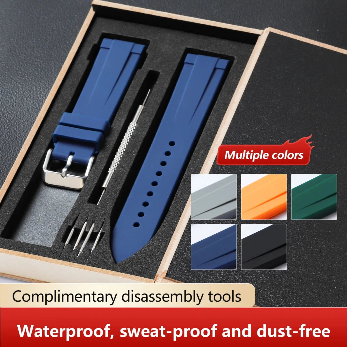 Silicone Watch Bands 18/19/20/21/22/24 mm Soft Quick Release Rubber Watch Bands Galaxy, Garmin Huawei Watch Straps - High Ends Electronics and moreHigh Ends Electronics and moreHigh Ends Electronics and moreSilicone Watch Bands 18/19/20/21/22/24 mm Soft Quick Release Rubber Watch Bands Galaxy, Garmin Huawei Watch Straps