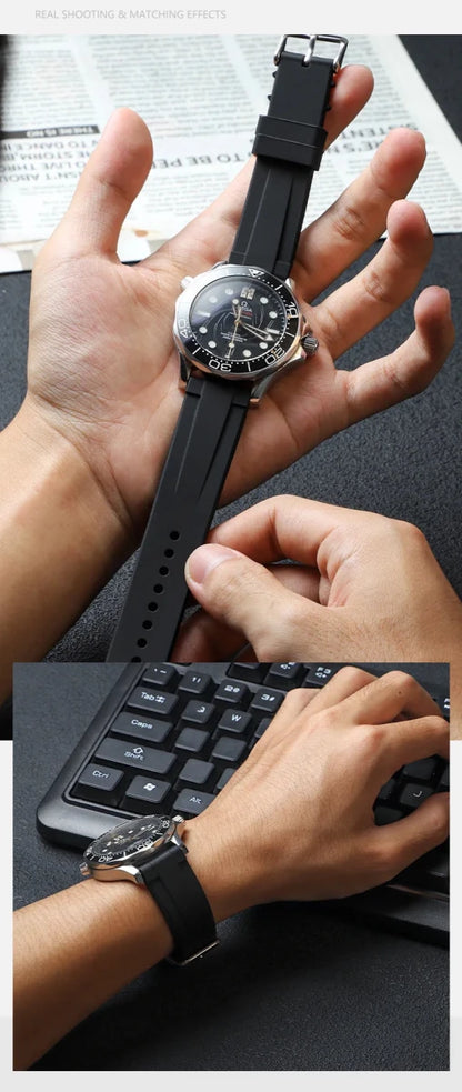 Silicone Watch Bands 18/19/20/21/22/24 mm Soft Quick Release Rubber Watch Bands Galaxy, Garmin Huawei Watch Straps - High Ends Electronics and moreHigh Ends Electronics and moreHigh Ends Electronics and moreSilicone Watch Bands 18/19/20/21/22/24 mm Soft Quick Release Rubber Watch Bands Galaxy, Garmin Huawei Watch Straps