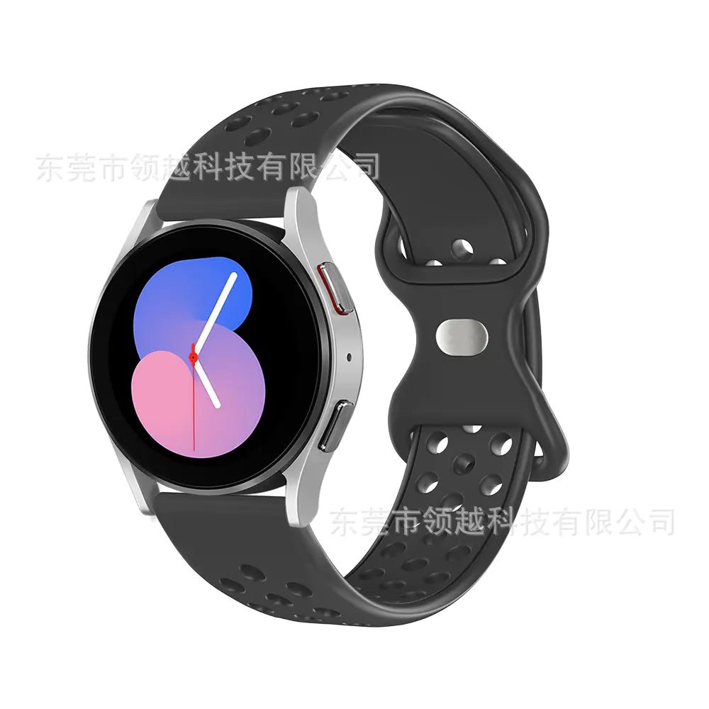 Silicone Watch Strap with Butterfly Clasp for Samsung & Huawei - High Ends Electronics and moreHigh Ends Electronics and moreHigh Ends Electronics and moreSilicone Watch Strap with Butterfly Clasp for Samsung & Huawei