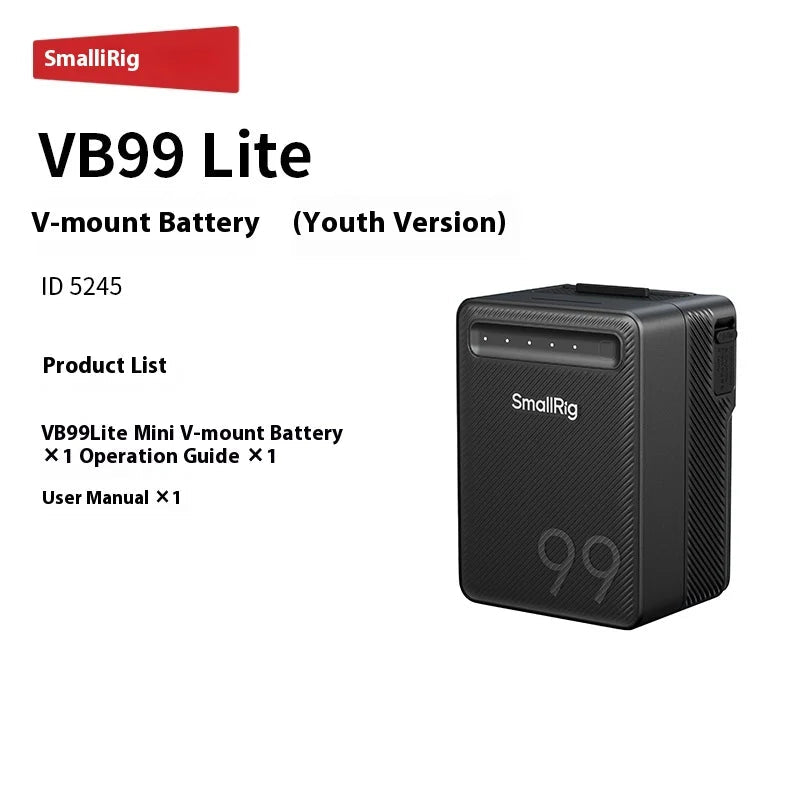 SmallRig VB99 Lite V - Mount Battery Power Bank for IPhone/Android/PC,99Wh for LED Lights/Monitors/Rails/V - Lock Plate Accessories - High Ends Electronics and moreHigh Ends Electronics and moreHigh Ends Electronics and moreSmallRig VB99 Lite V - Mount Battery Power Bank for IPhone/Android/PC,99Wh for LED Lights/Monitors/Rails/V - Lock Plate Accessories