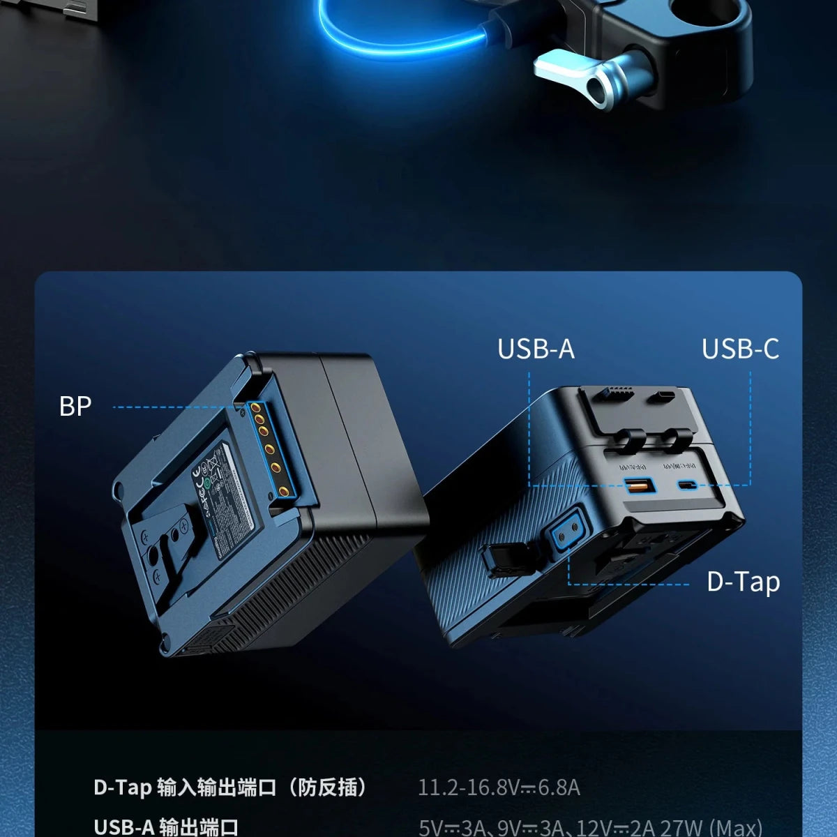 SmallRig VB99 Lite V - Mount Battery Power Bank for IPhone/Android/PC,99Wh for LED Lights/Monitors/Rails/V - Lock Plate Accessories - High Ends Electronics and moreHigh Ends Electronics and moreHigh Ends Electronics and moreSmallRig VB99 Lite V - Mount Battery Power Bank for IPhone/Android/PC,99Wh for LED Lights/Monitors/Rails/V - Lock Plate Accessories