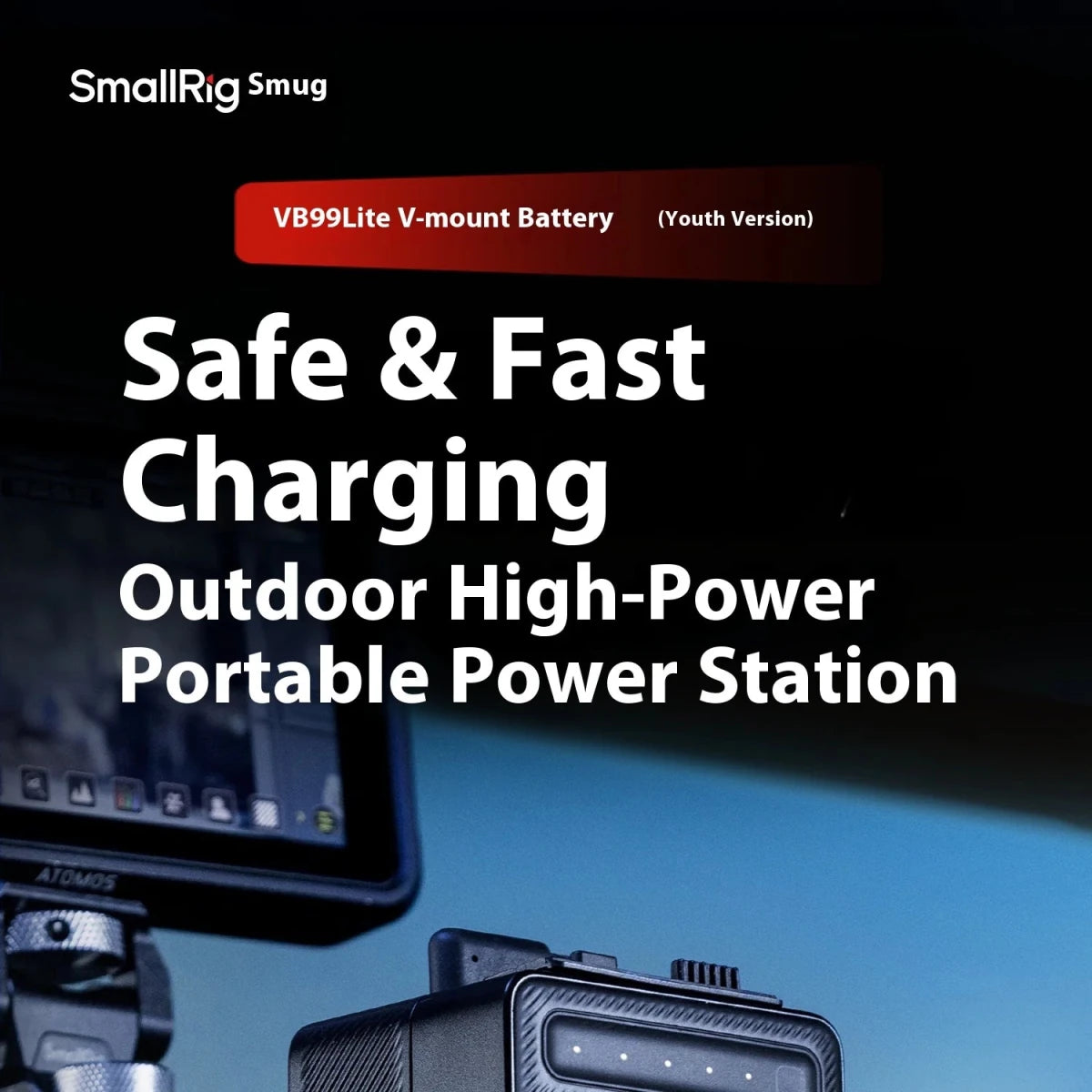 SmallRig VB99 Lite V - Mount Battery Power Bank for IPhone/Android/PC,99Wh for LED Lights/Monitors/Rails/V - Lock Plate Accessories - High Ends Electronics and moreHigh Ends Electronics and moreHigh Ends Electronics and moreSmallRig VB99 Lite V - Mount Battery Power Bank for IPhone/Android/PC,99Wh for LED Lights/Monitors/Rails/V - Lock Plate Accessories
