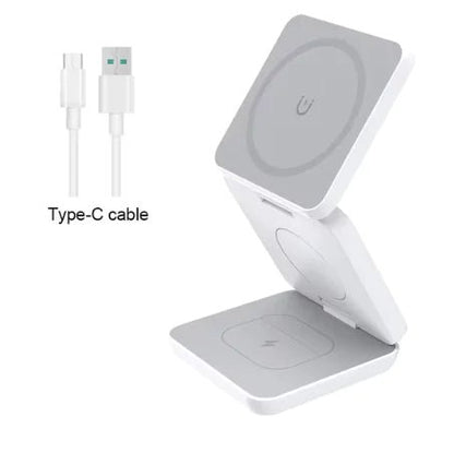 Three - in - one Magnetic Wireless Charger - High Ends Electronics and moreHigh Ends Electronics and moreHigh Ends Electronics and moreThree - in - one Magnetic Wireless Charger
