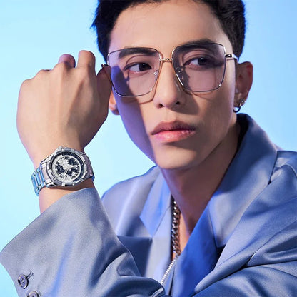 TIMEARTX mens watch Stylish Map Dial Analog Display Auto Date & Luminous Function Men's Gift Watches man (Non - Mechanical) - High Ends Electronics and moreHigh Ends Electronics and moreHigh Ends Electronics and moreTIMEARTX mens watch Stylish Map Dial Analog Display Auto Date & Luminous Function Men's Gift Watches man (Non - Mechanical)